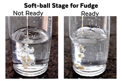 soft ball test when making fudge|soft ball stage in fudge making.